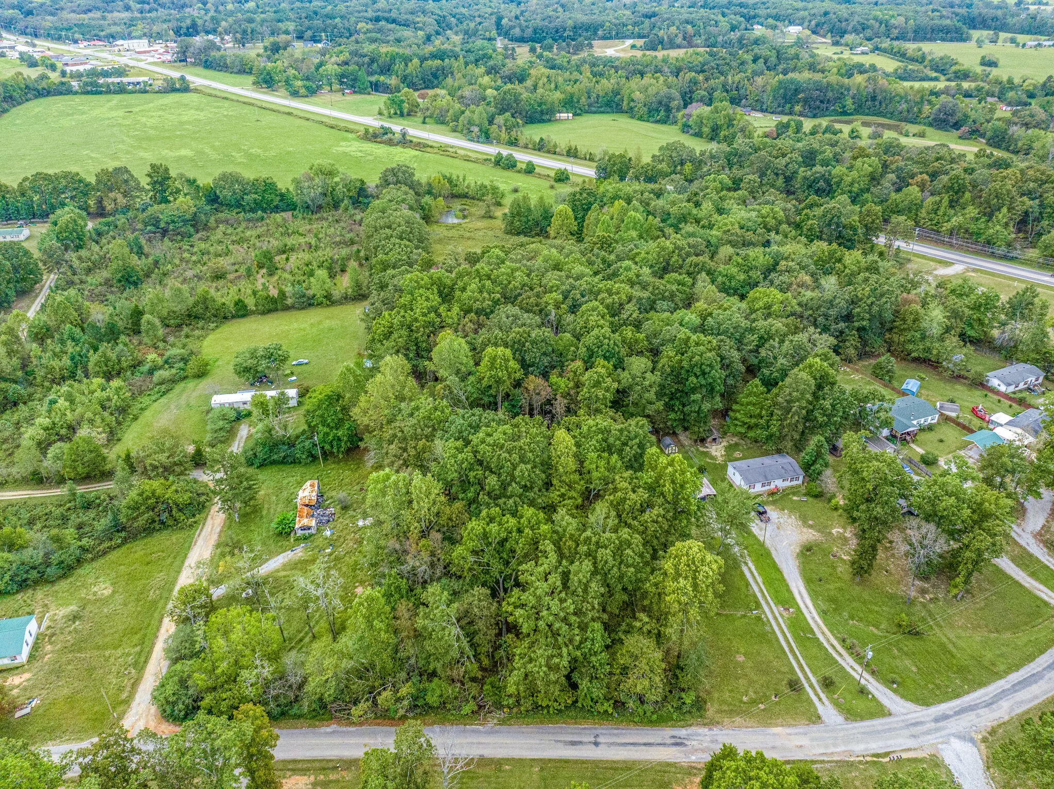 0 Moss Branch Road Bon Aqua, TN 37025 - Photo 7 of 12 a view of a yard with an umbrella