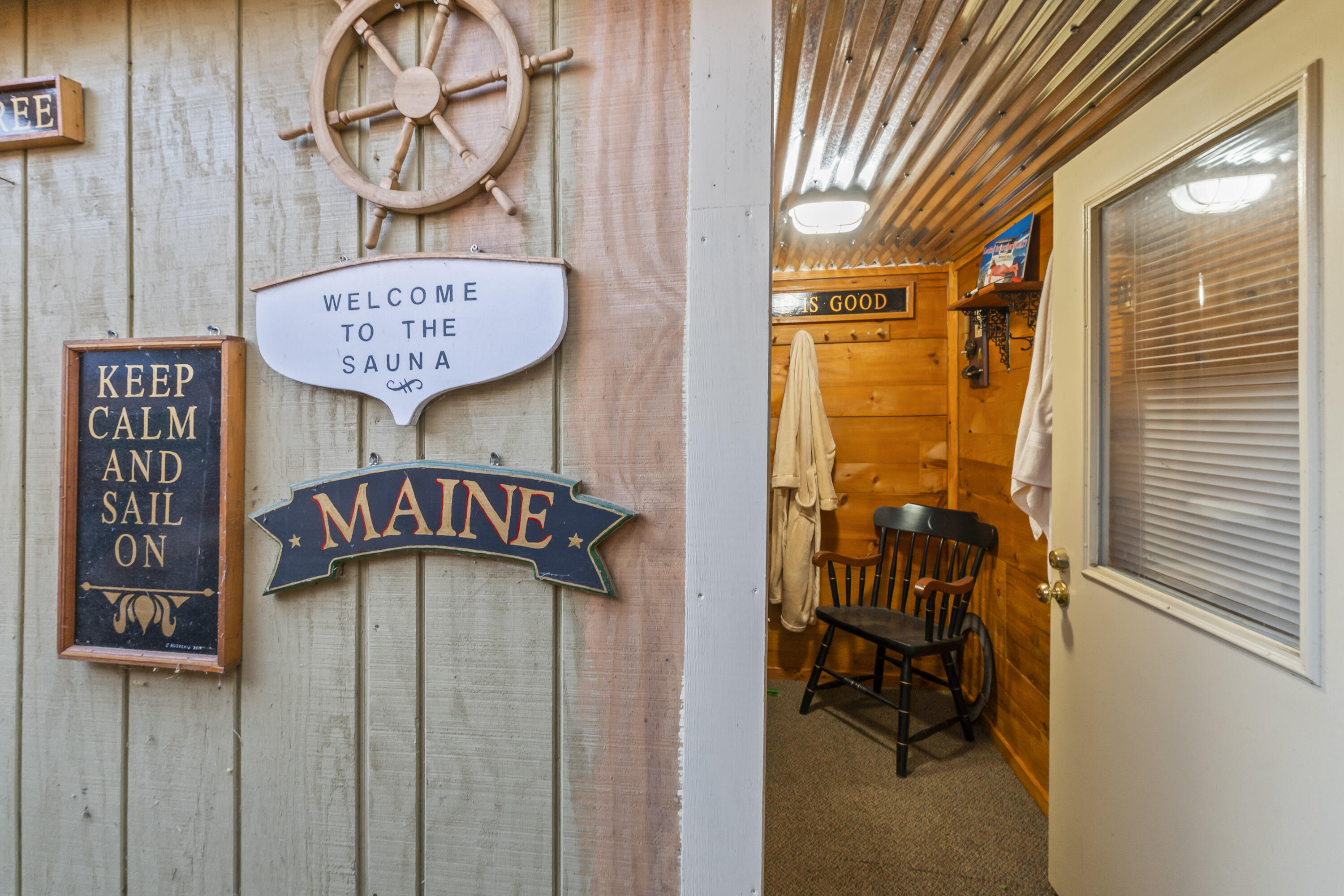 214 Main Road Westport Island, ME 04578 - Photo 40 of 61 39-entrance to sauna