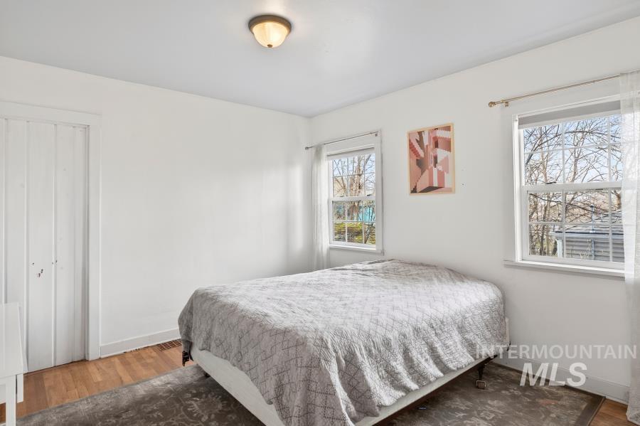 515 East D Street Moscow, ID 83843 - Photo 19 of 29 Bedroom with light wood finished floors and baseboards
