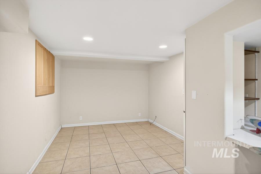 515 East D Street Moscow, ID 83843 - Photo 22 of 29 Basement with recessed lighting and light tile patterned floors