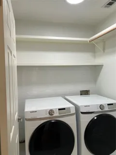 a backyard of a house