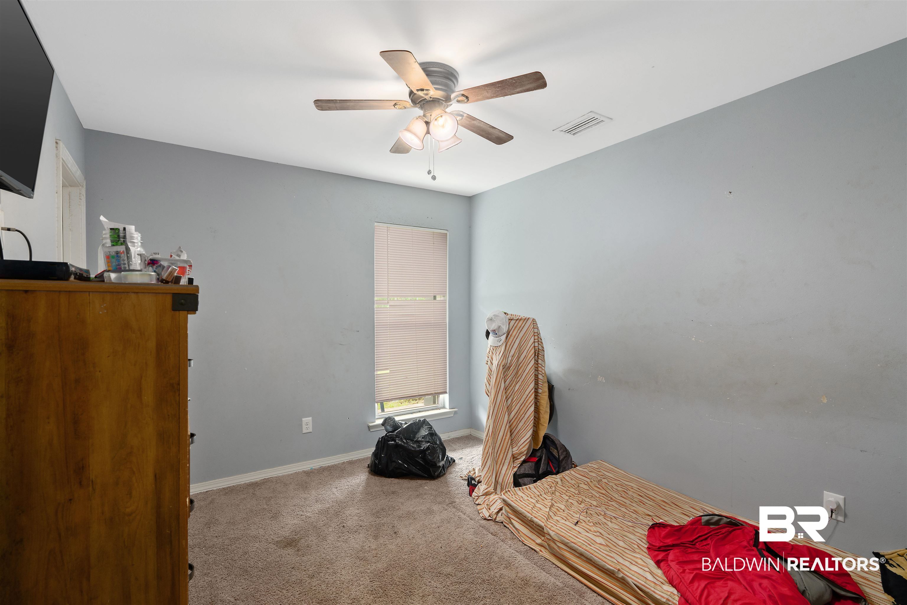 20076 Patty Jr Lane Bay Minette, AL 36507 - Photo 22 of 31 Bedroom featuring carpet and ceiling fan