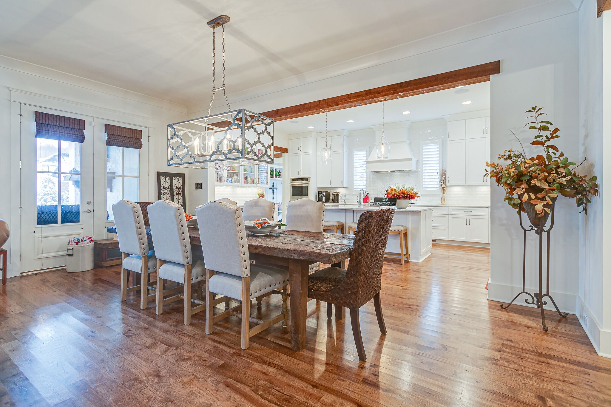 8448 Heirloom Boulevard College Grove, TN 37046 - Photo 18 of 41 a view of a dining room with furniture window and wooden floor