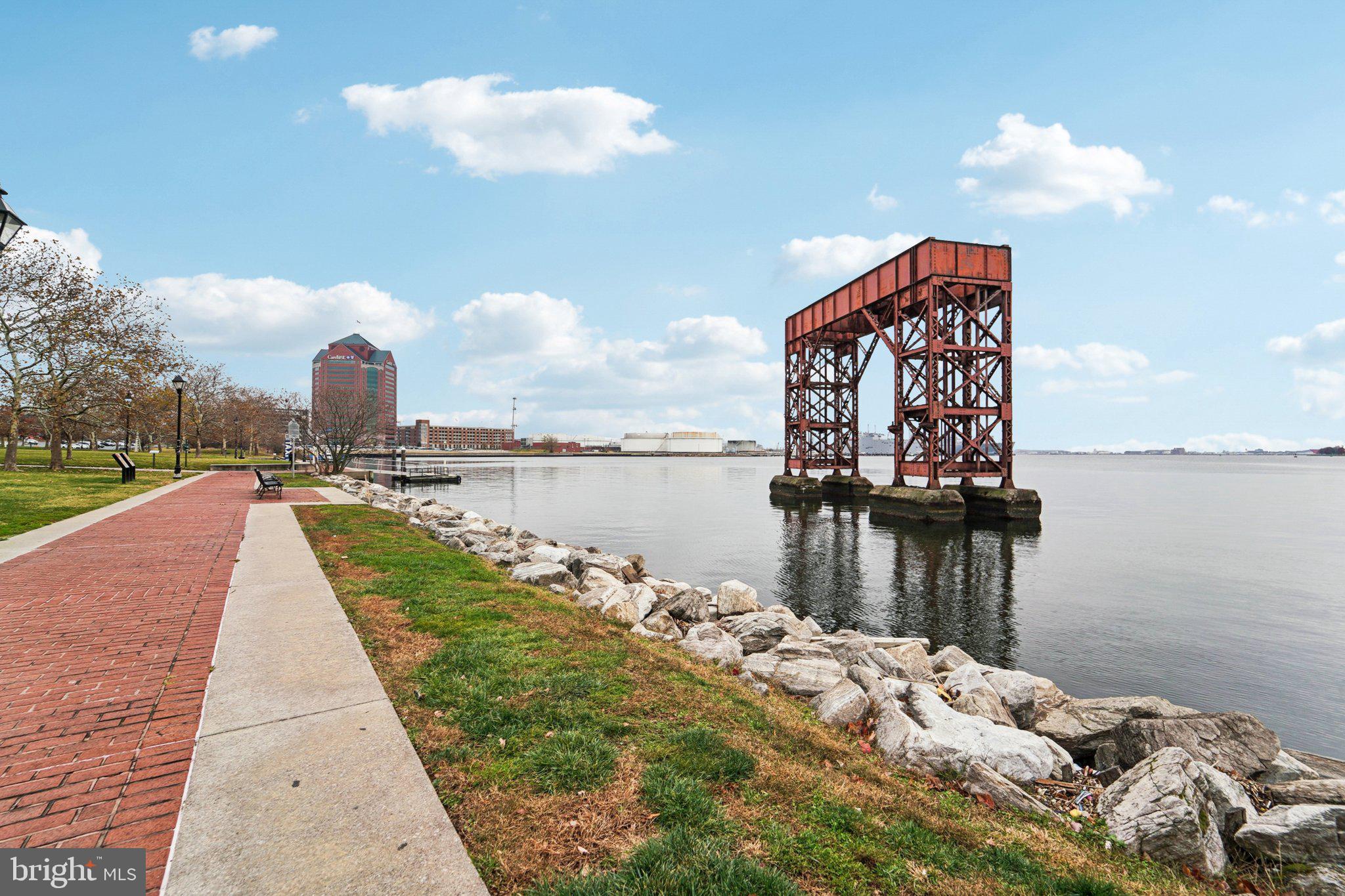 3929 Hudson Street Baltimore, MD 21224 - Photo 39 of 48 a view of a lake with a large trees