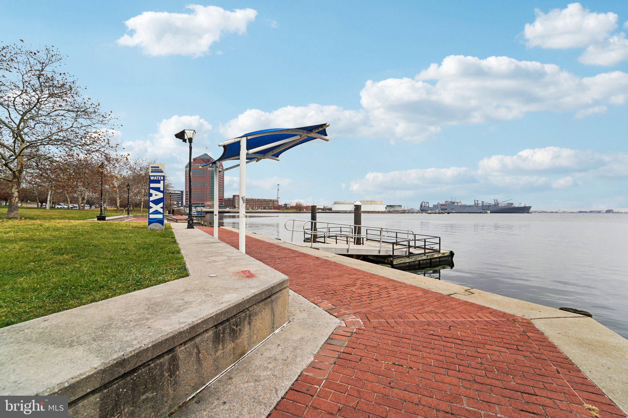 3929 Hudson Street Baltimore, MD 21224 - Photo 40 of 48 a view of a terrace with a lake