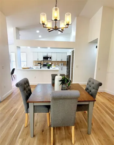 a kitchen with granite countertop lots of counter top space