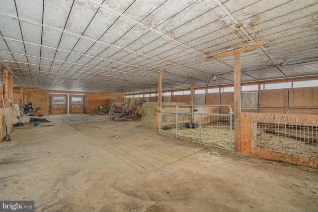 a view of a lake with couches