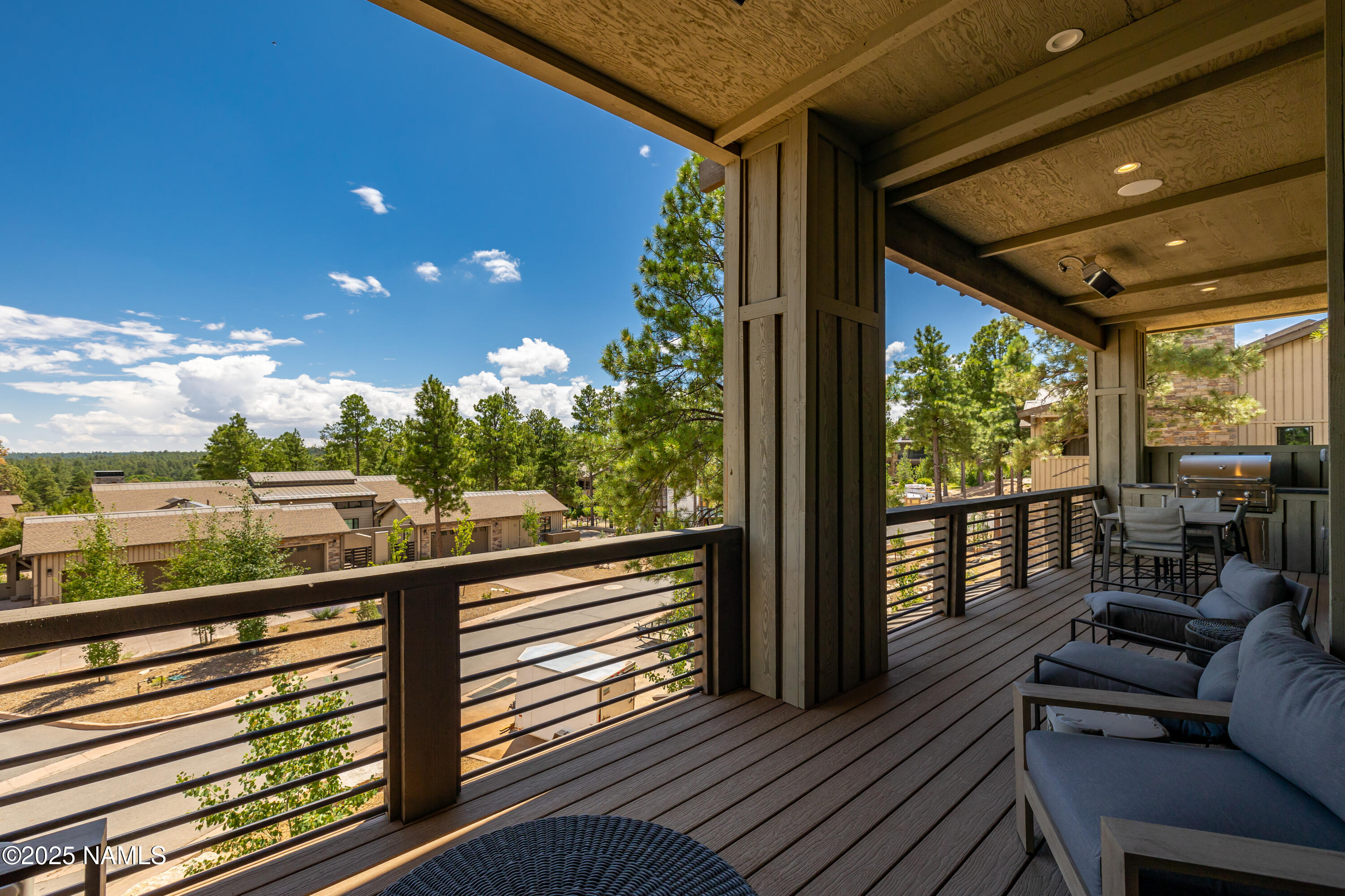 3001 South Tourmaline Drive, Unit 28 Flagstaff, AZ 86005 - Photo 31 of 41 a view of a balcony with furniture