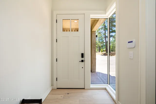 a view of front door