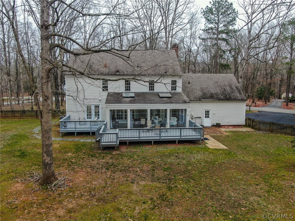 3180 East Brigstock Road Midlothian, VA 23113 - Photo 48 of 50 a view of a house with a yard and sitting area