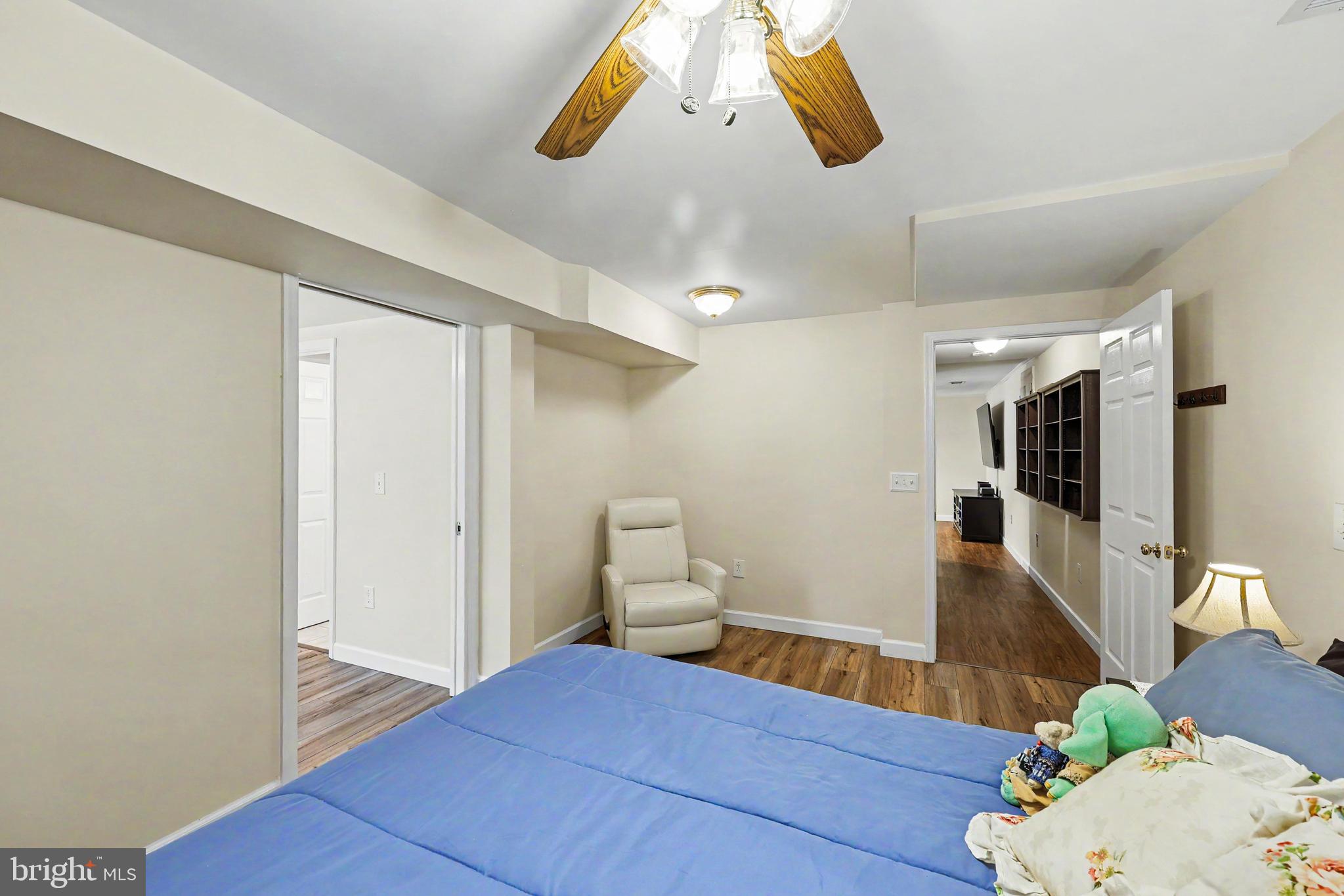 183 Choptank Road Stafford, VA 22556 - Photo 23 of 38 Bedroom 4 w/LVP Flooring & Ceiling Fan w/Light