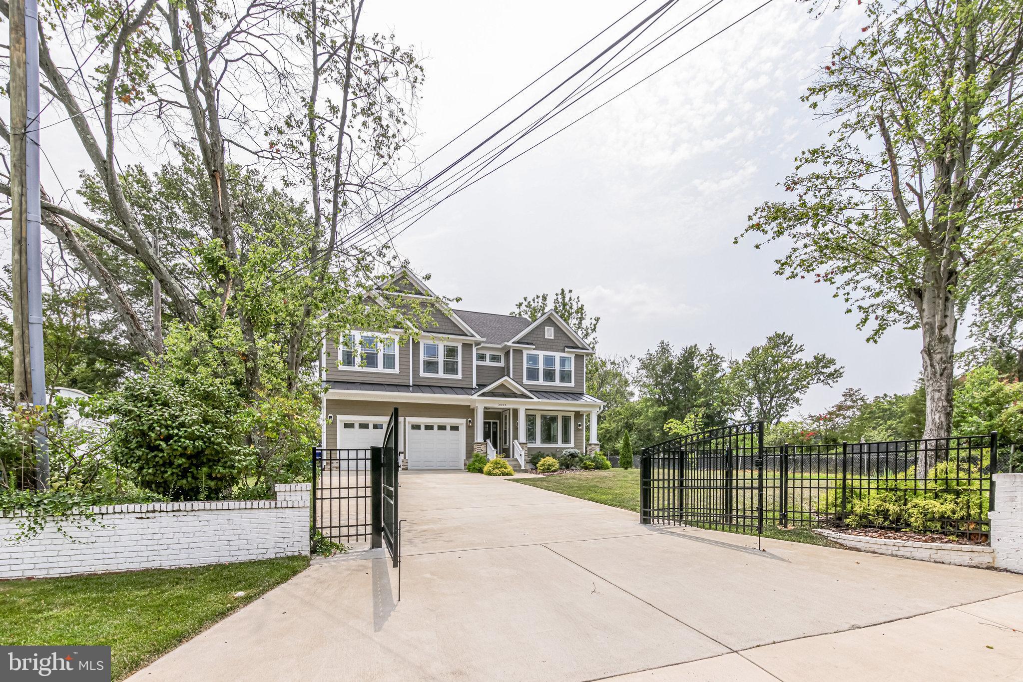 3003 Franklin Street Alexandria, VA 22306 - Photo 2 of 61 Entrance w/new Driveway Gate + lots of parking!