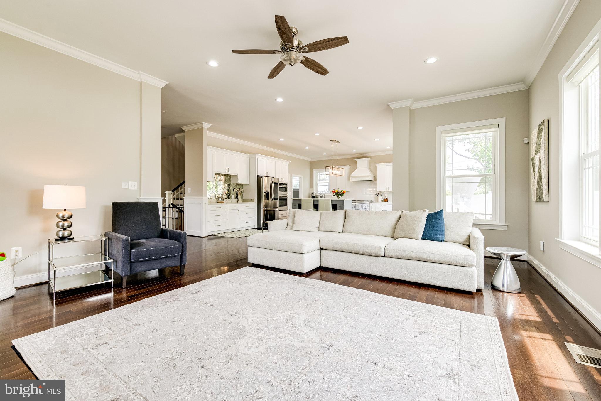 3003 Franklin Street Alexandria, VA 22306 - Photo 12 of 61 Family Room opens to Gourmet Kitchen