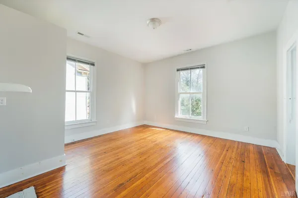 wooden floor in an empty room