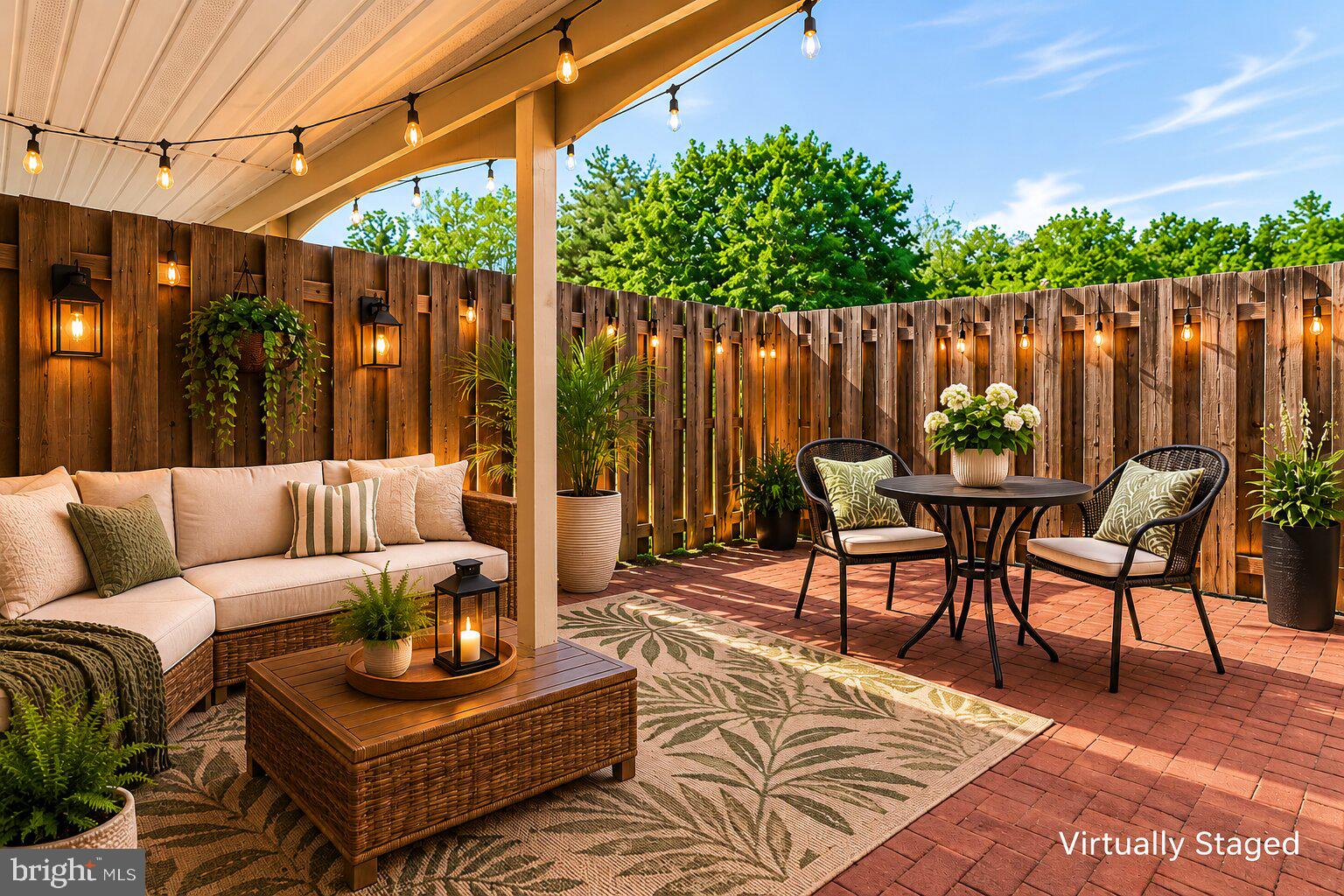 122 Bancroft Road, Unit 1C Lansdale, PA 19446 - Photo 21 of 29 Virtually Staged Patio