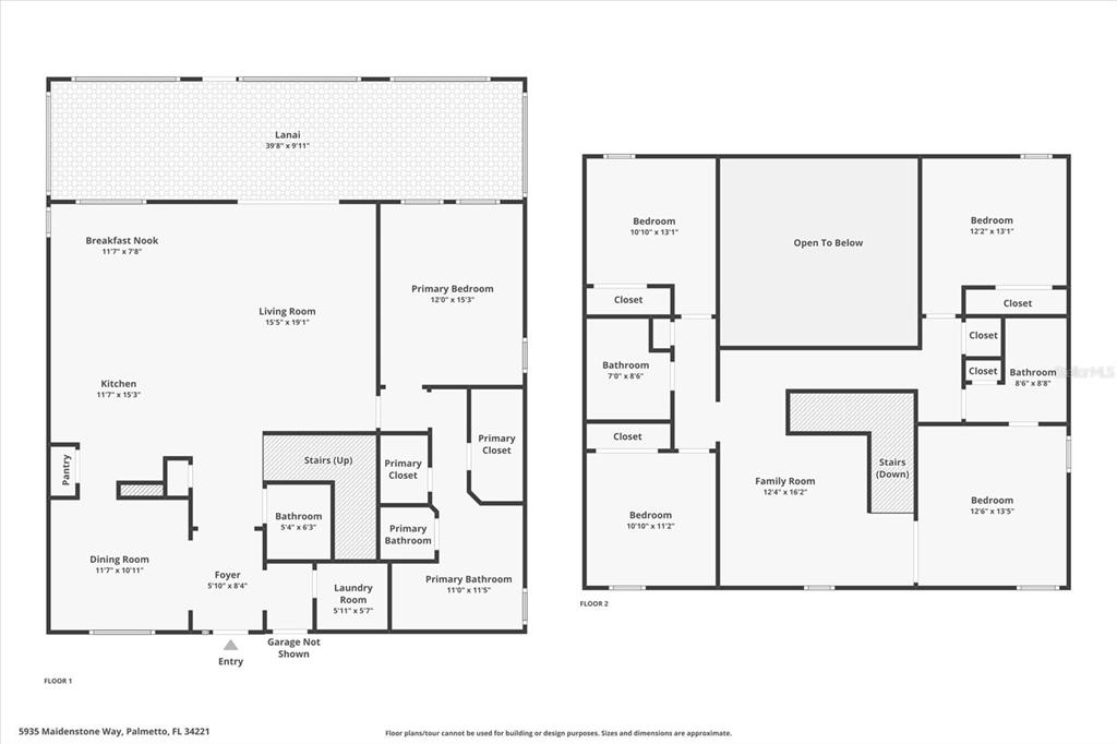 5935 Maidenstone Way Palmetto, FL 34221 - Photo 33 of 52 a picture of a floor plan