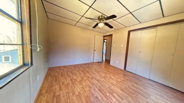 a view of a bench in garden