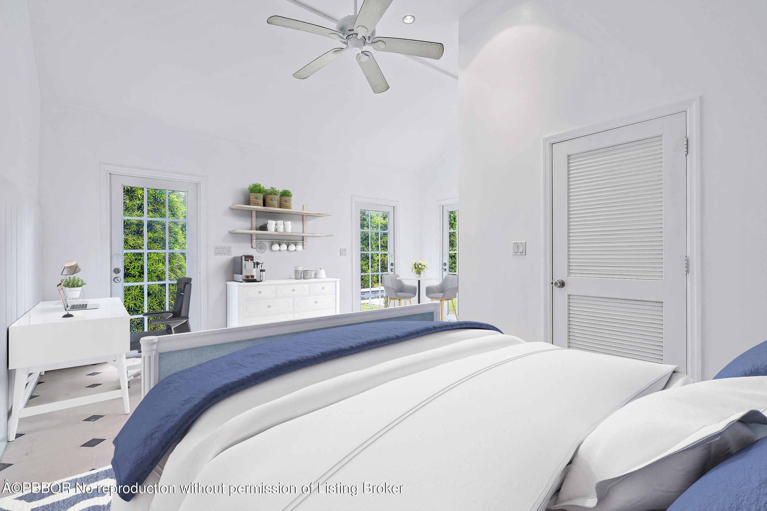 204 Westminster Road West Palm Beach, FL 33405 - Photo 14 of 16 a bedroom with a bed a window and a chandelier