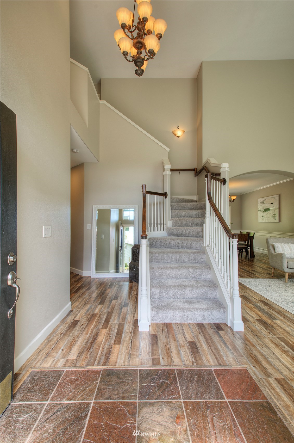 1127 R Street Northwest Auburn, WA 98001 - Photo 5 of 37 a view of entryway and hall with wooden floor