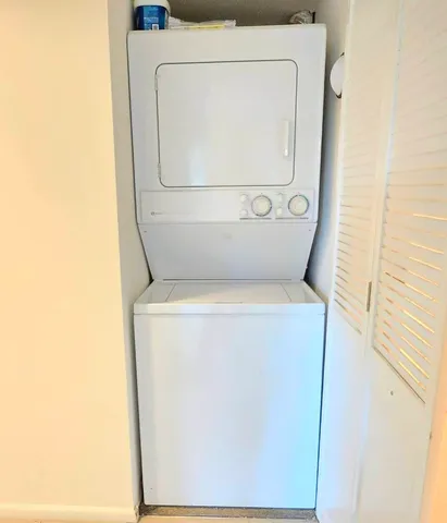 a view of a room with an empty space