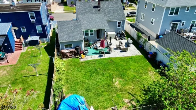 a view of yard with an outdoor seating