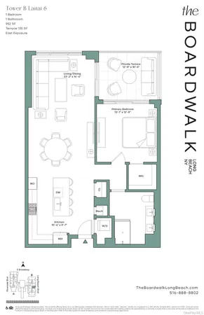 $900,000 | 140 Boardwalk, Unit L6 B, Long Beach, NY 11561