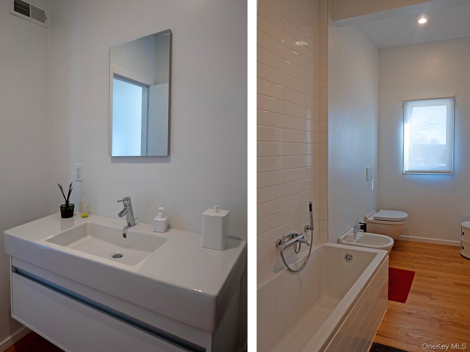 387 Tishauser Road Hudson, NY 12534 - Photo 14 of 20 a bathroom with a granite countertop sink and a mirror