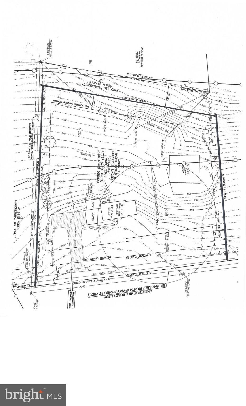 215 Chestnut Hill Road Hanover, PA 17331 - Photo 59 of 61 Plot plan of property