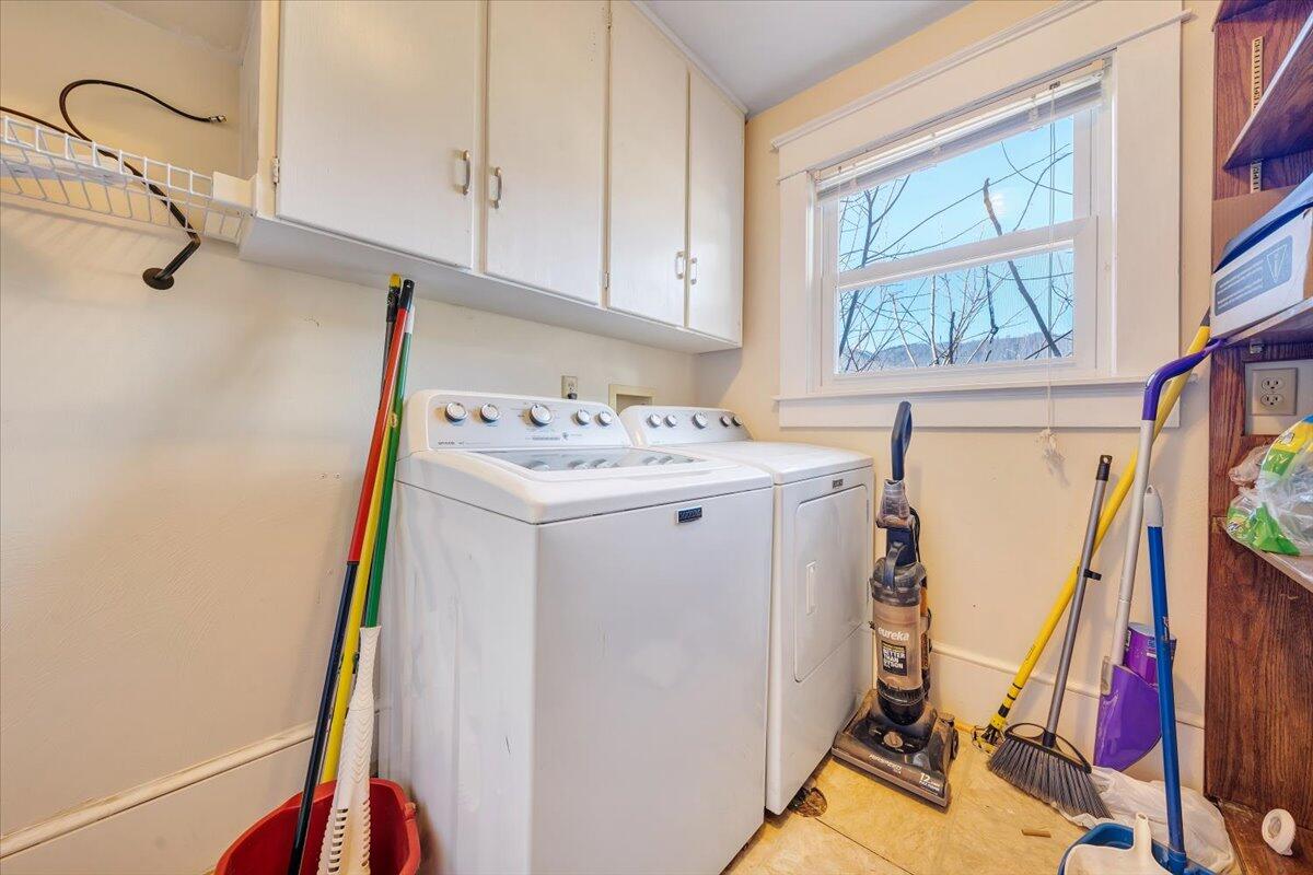 181 Chestnut Grove Road Callaway, VA 24067 - Photo 24 of 51 a utility room with dryer and washer