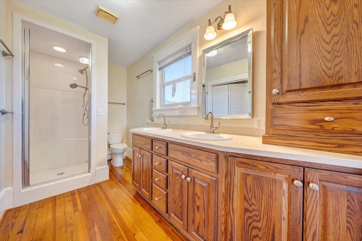 181 Chestnut Grove Road Callaway, VA 24067 - Photo 34 of 51 a bathroom with a sink and a mirror