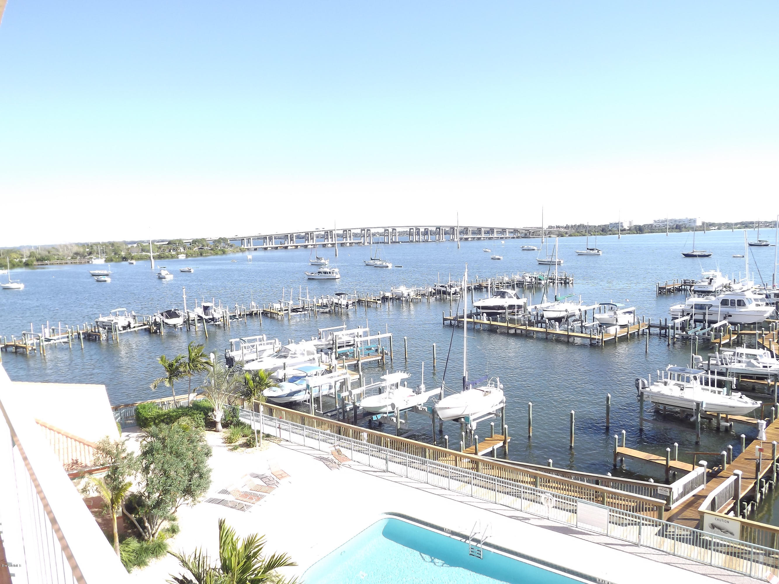 102 Riverside Drive, Unit 404 Cocoa, FL 32922 - Photo 2 of 29 Balcony View to the South