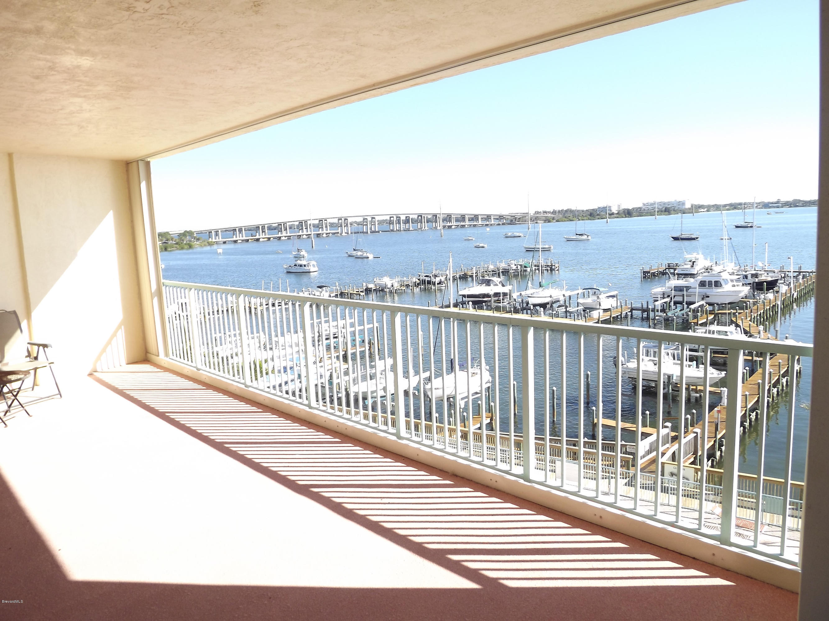 102 Riverside Drive, Unit 404 Cocoa, FL 32922 - Photo 23 of 29 Balcony View to the South