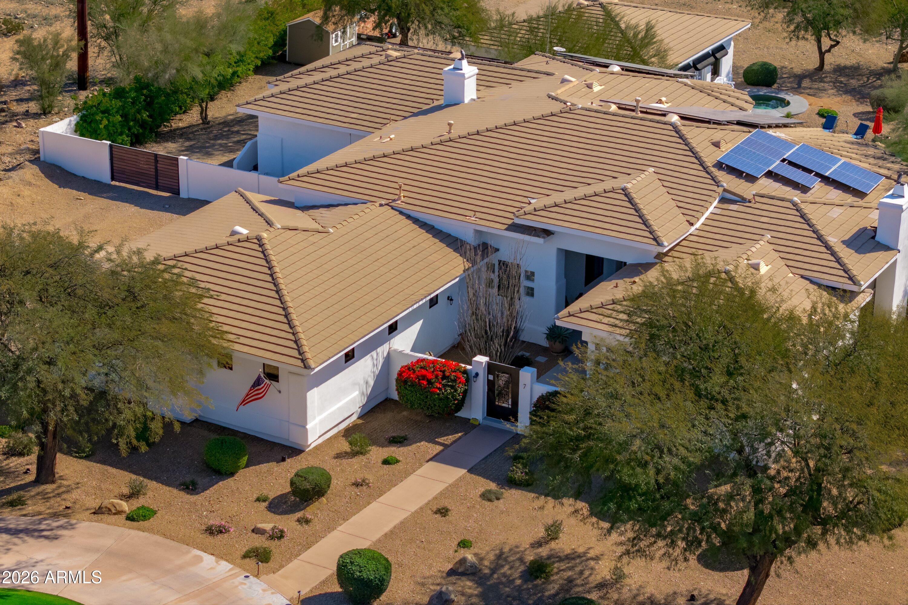 10800 East Cactus Road, Unit 7 Scottsdale, AZ 85259 - Photo 110 of 118 111-Aerial View