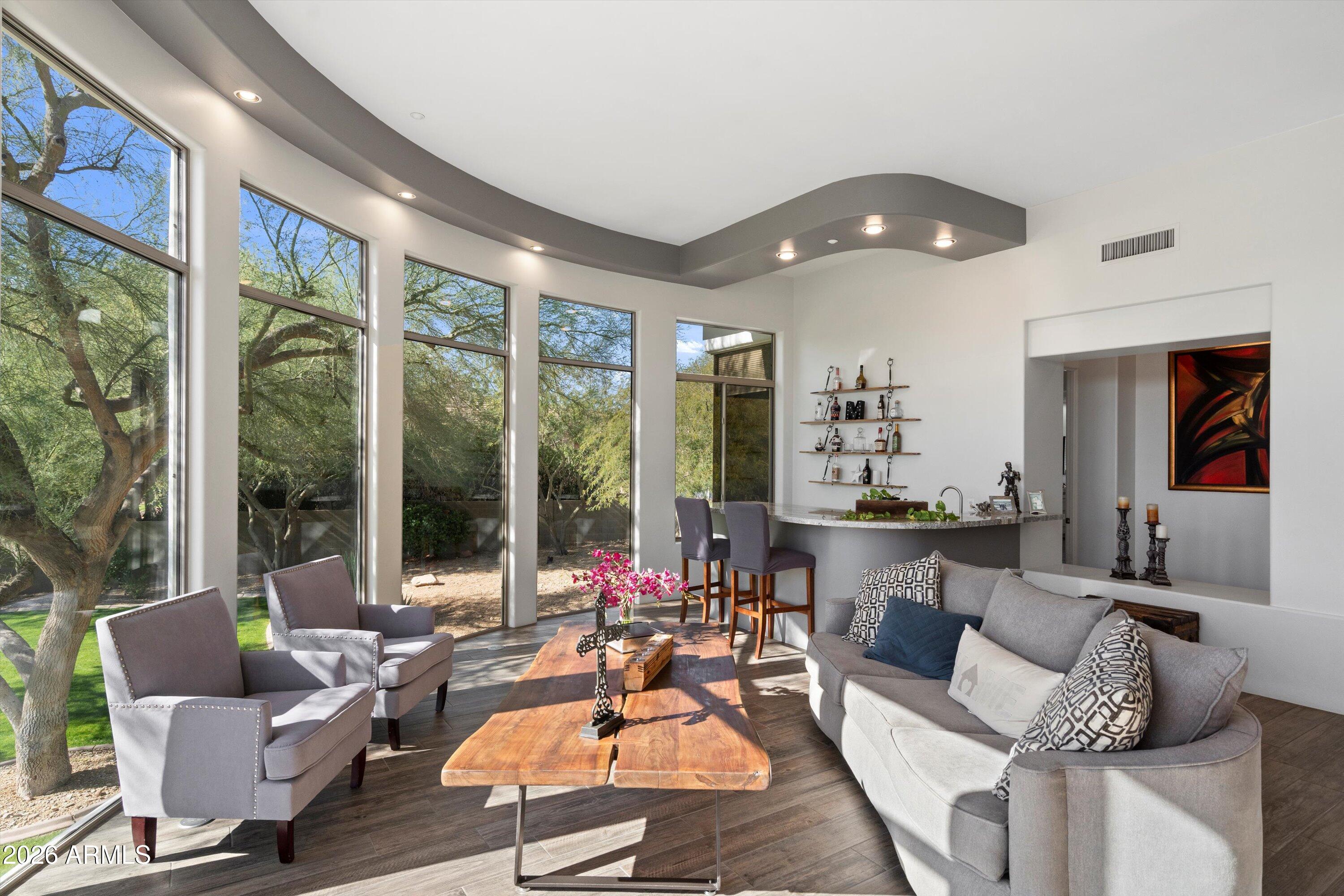 10800 East Cactus Road, Unit 7 Scottsdale, AZ 85259 - Photo 23 of 118 023-Living To Bar Area