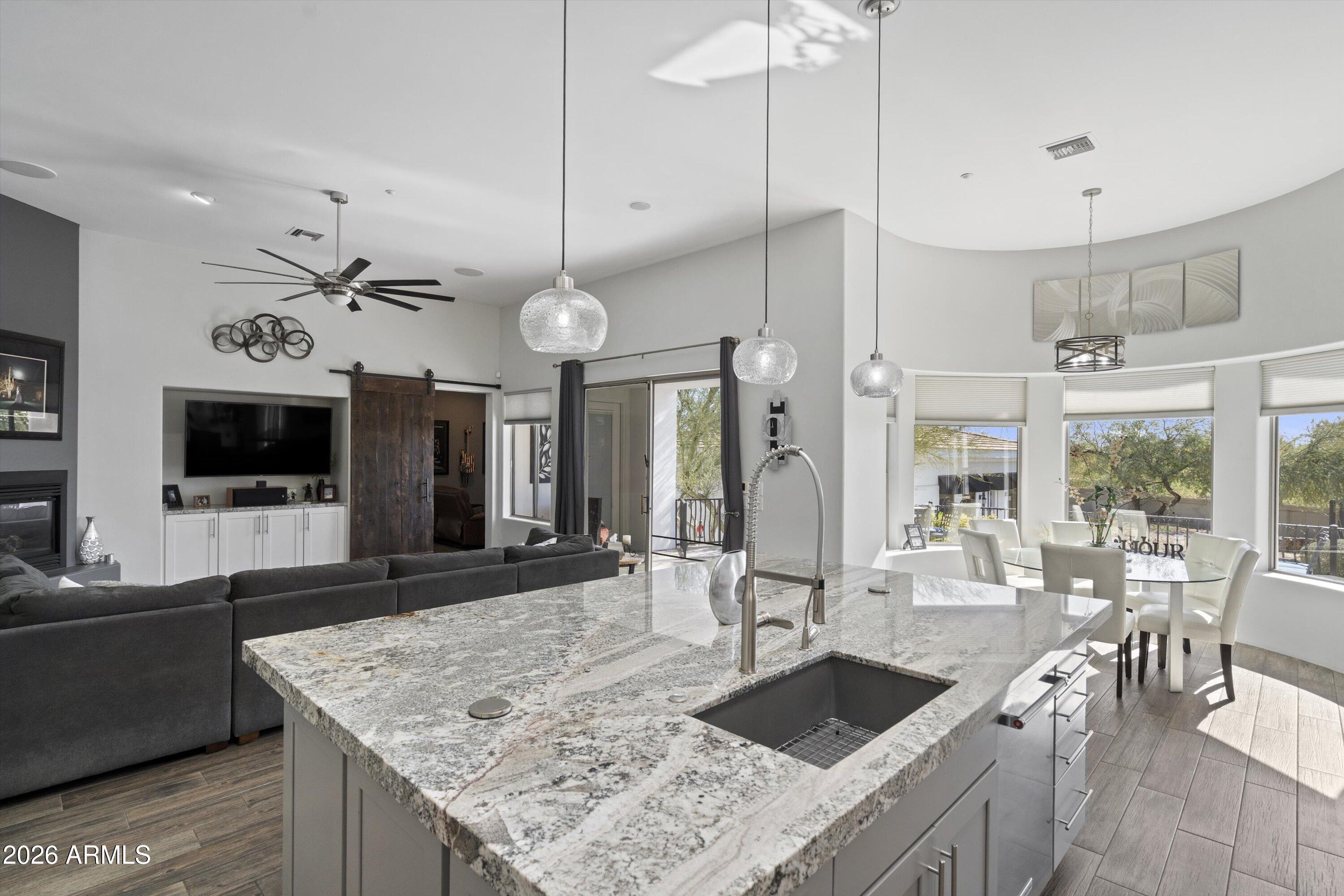 10800 East Cactus Road, Unit 7 Scottsdale, AZ 85259 - Photo 33 of 118 033-Kitchen to Family