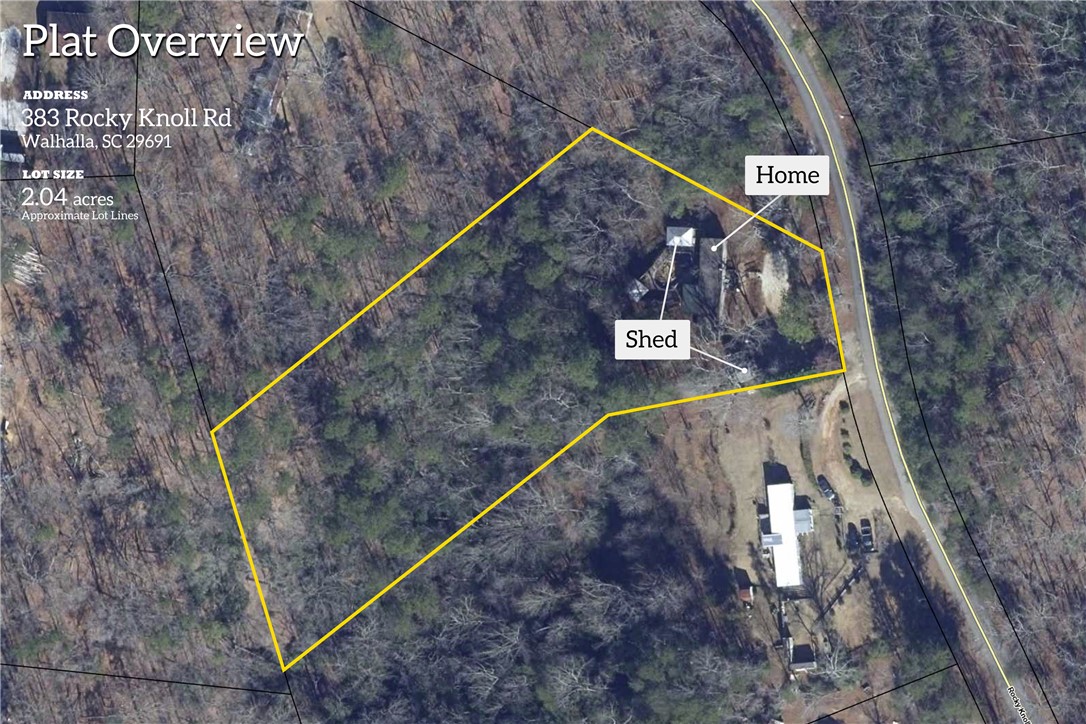 383 Rocky Knoll Road Walhalla, SC 29691 - Photo 2 of 50 A 2.04-acre wooded lot offering privacy.