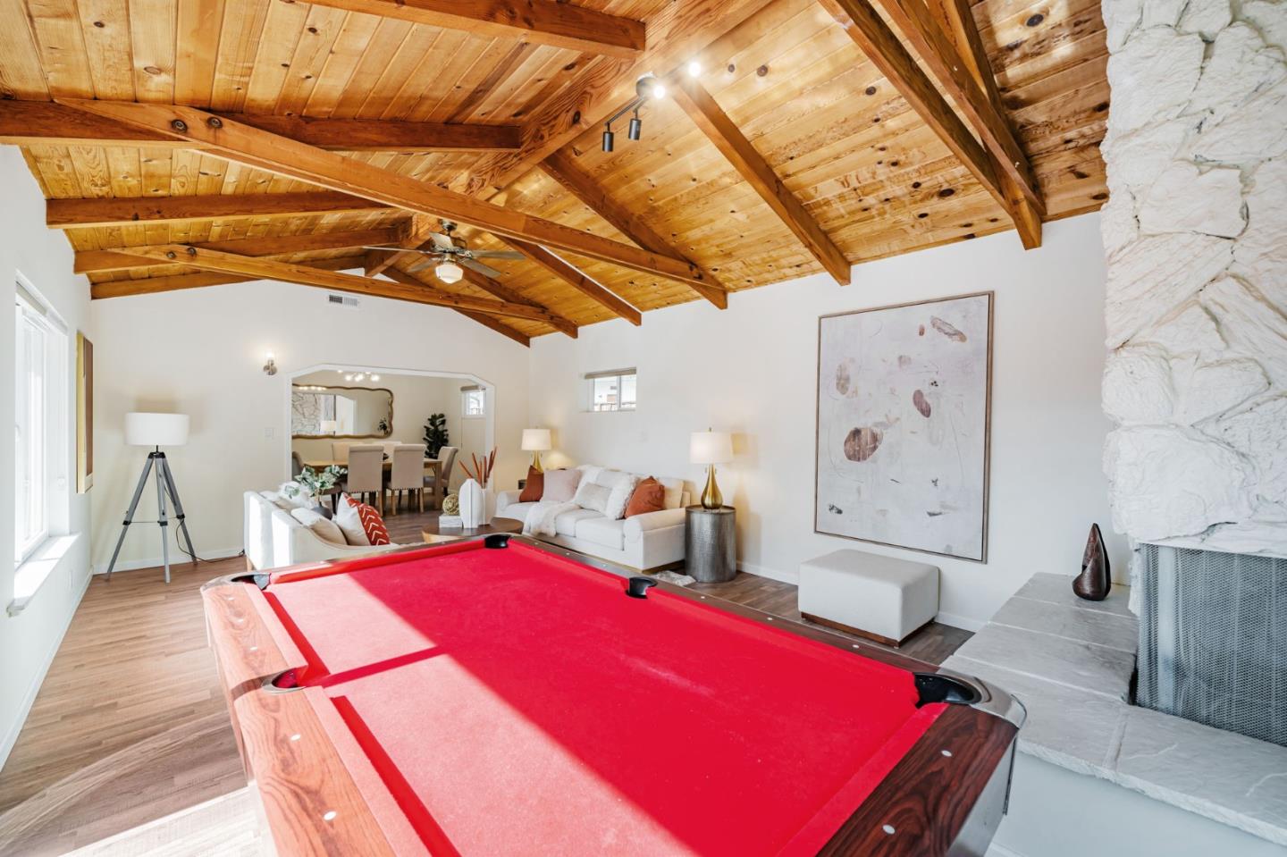 8085 Vía Zapata Dublin, CA 94568 - Photo 27 of 55 a room with lots of people and a table with potted plants