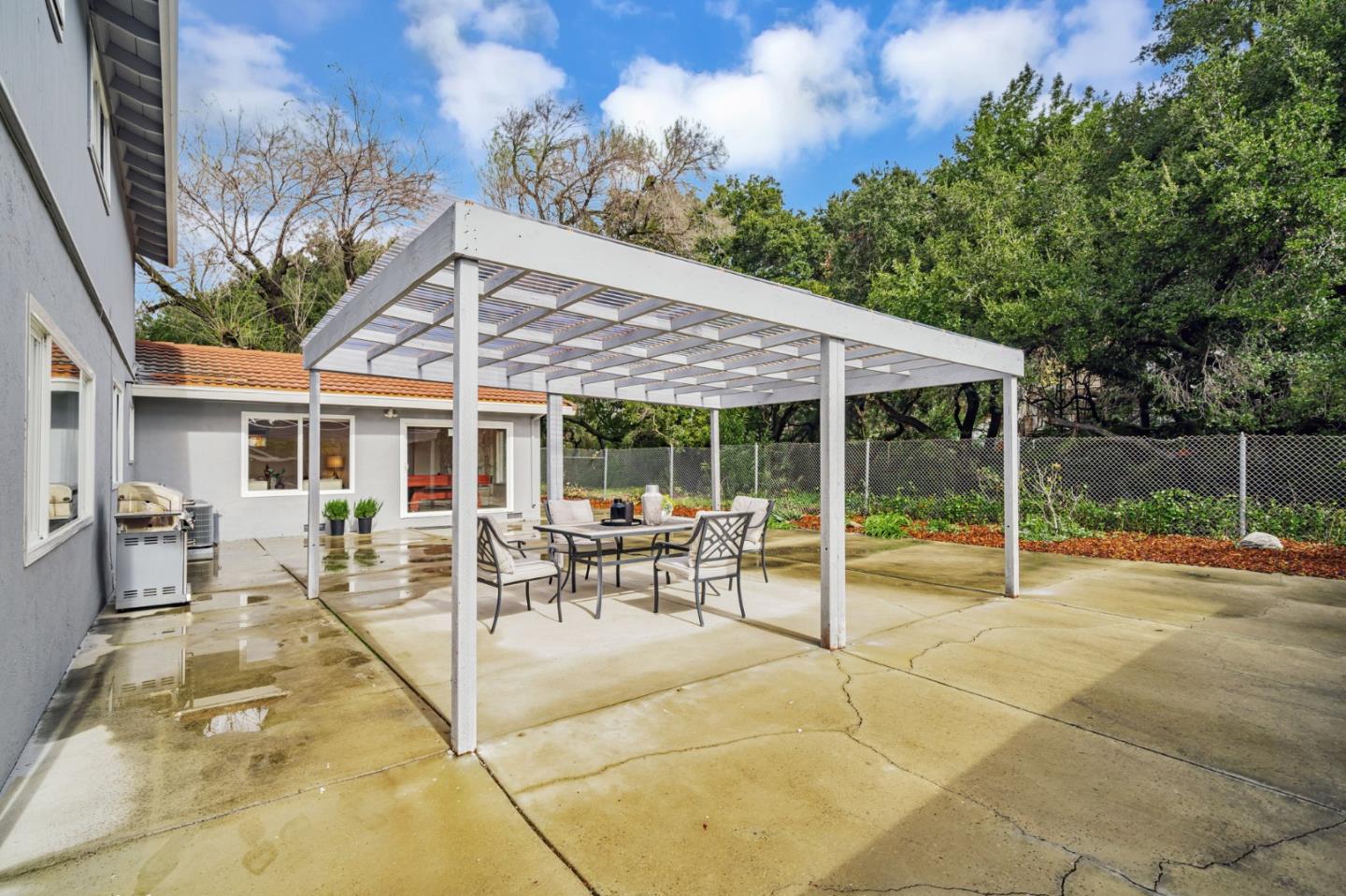 8085 Vía Zapata Dublin, CA 94568 - Photo 54 of 55 a view of a house with backyard sitting area and garden