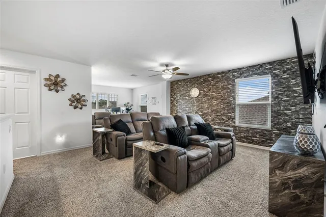 a view of a workspace with furniture