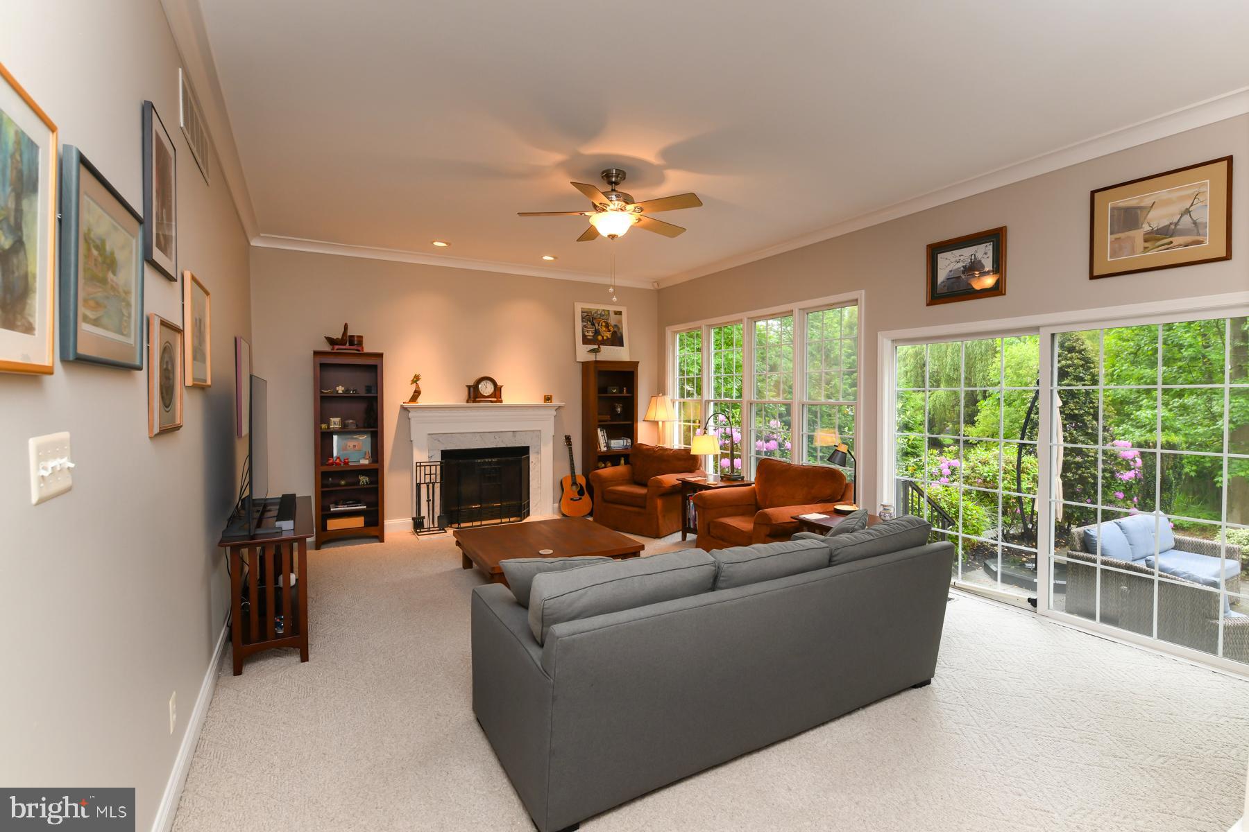 31 Millwood Drive Mickleton, NJ 08056 - Photo 28 of 62 a living room with furniture potted plant fireplace and a large window