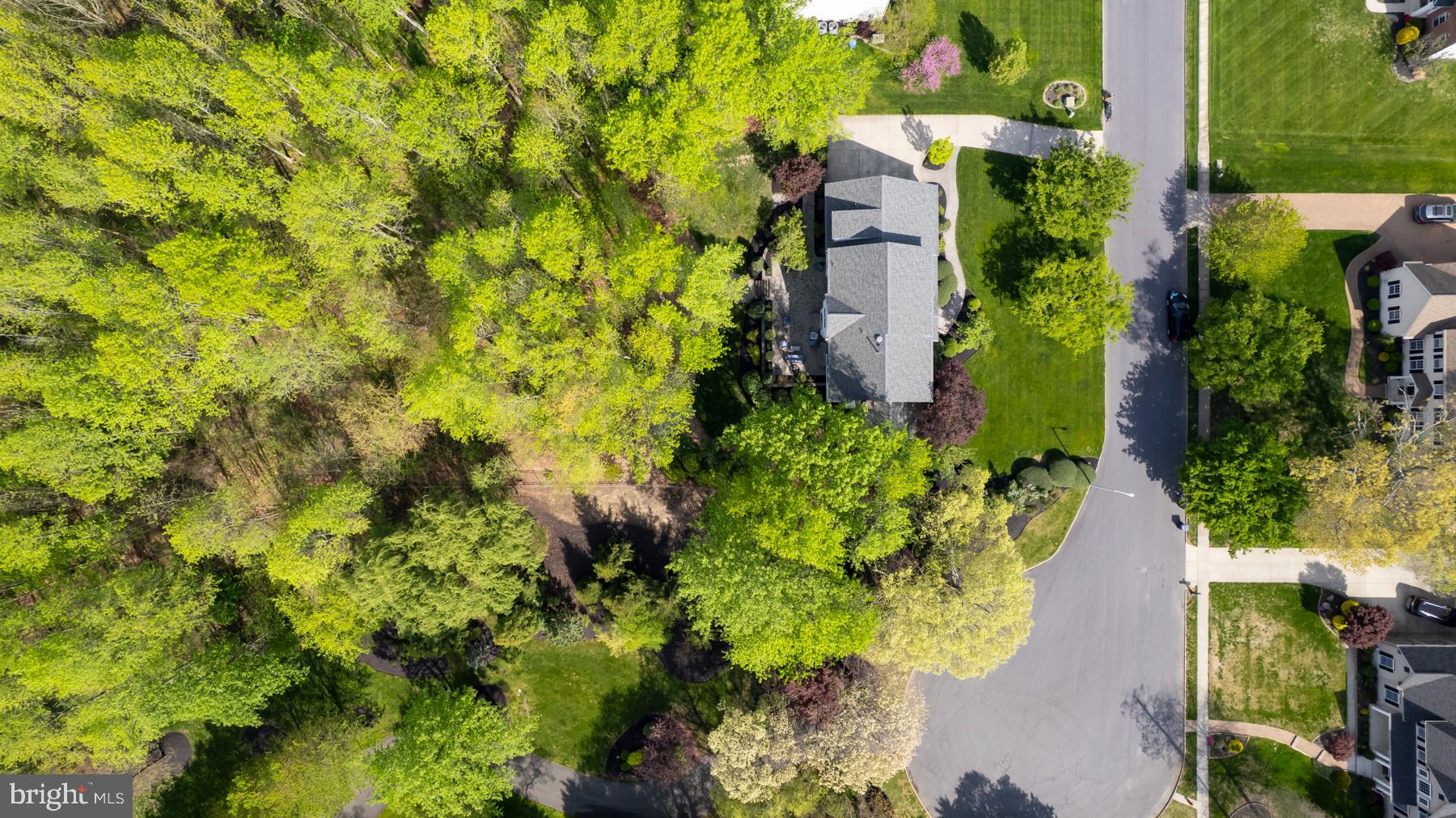 31 Millwood Drive Mickleton, NJ 08056 - Photo 61 of 62 an aerial view of residential house with outdoor space and trees all around