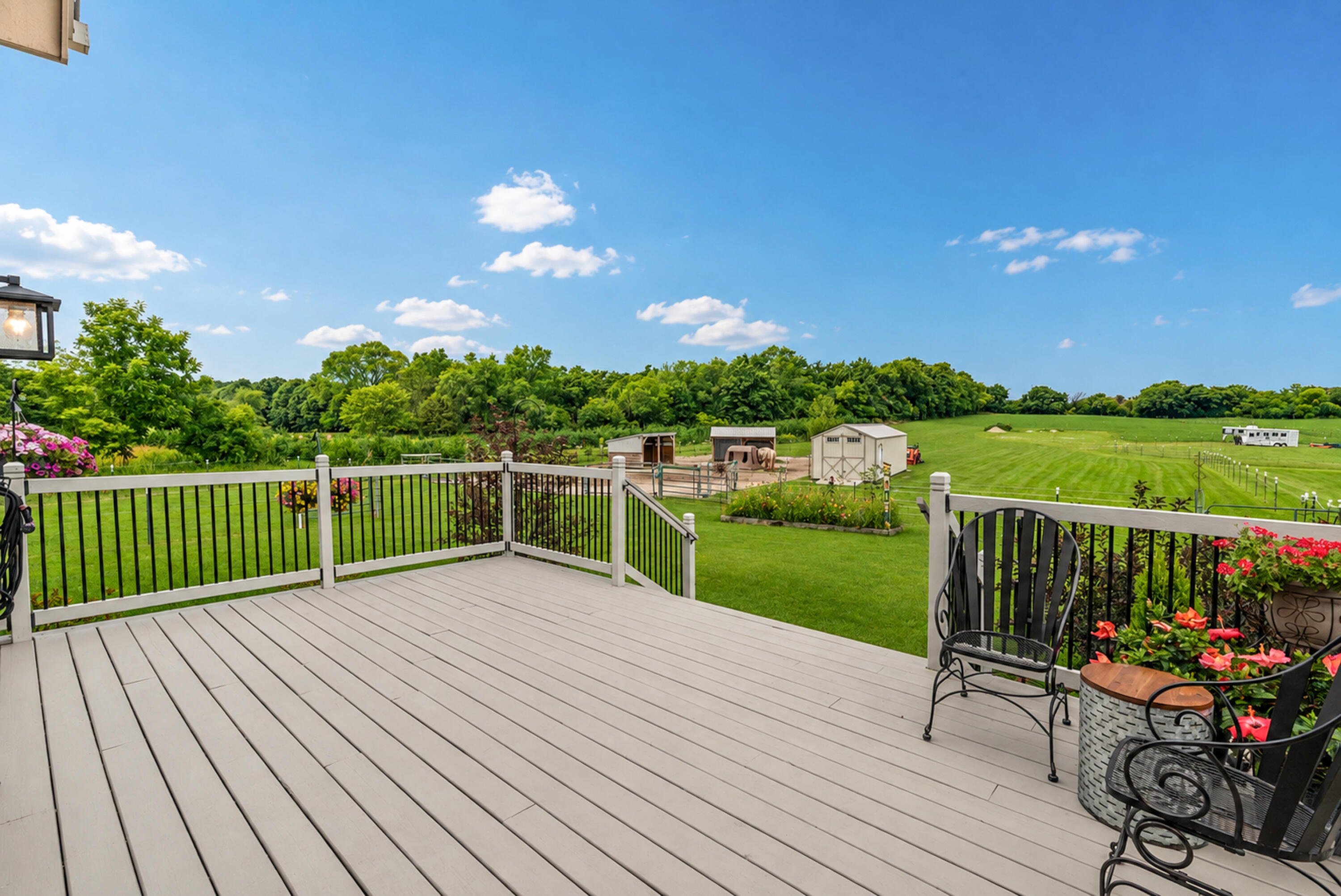 S75W35724 Wilton Road Eagle, WI 53119 - Photo 52 of 63 Large deck overlooking your acreage