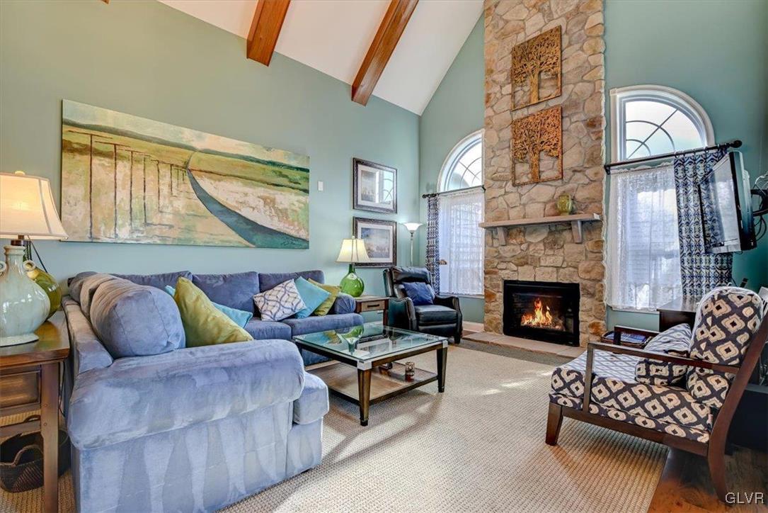 1039 Declaration Drive Bethlehem, PA 18017 - Photo 14 of 50 a living room with furniture a fireplace and window