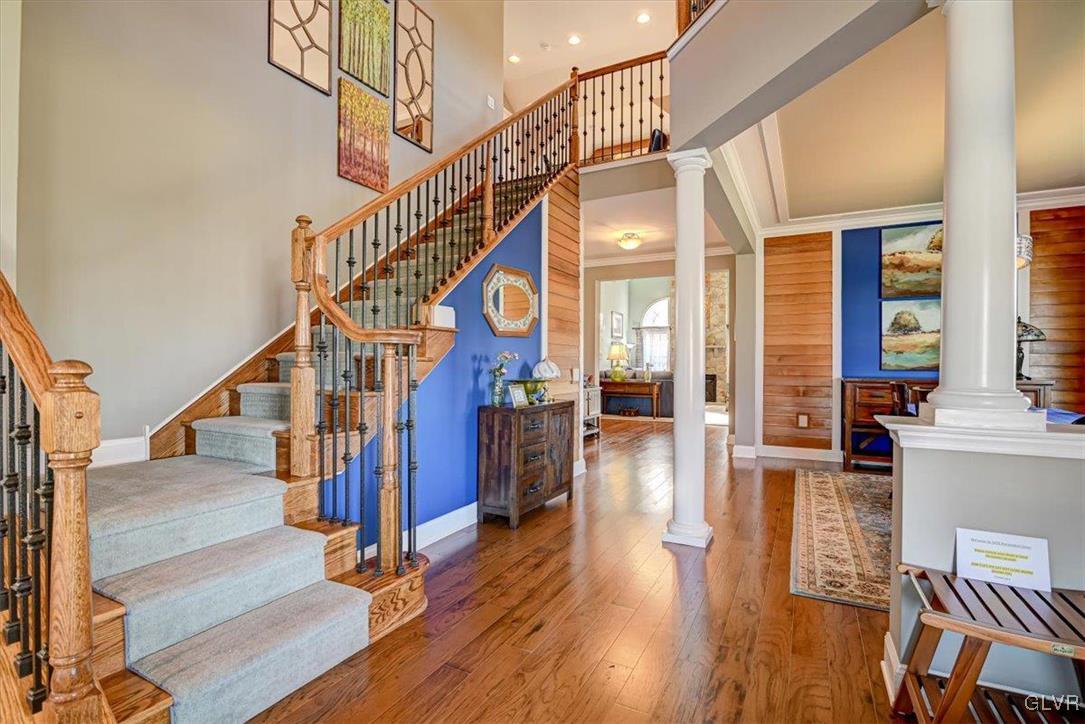1039 Declaration Drive Bethlehem, PA 18017 - Photo 6 of 50 a view of entryway and hall with wooden floor