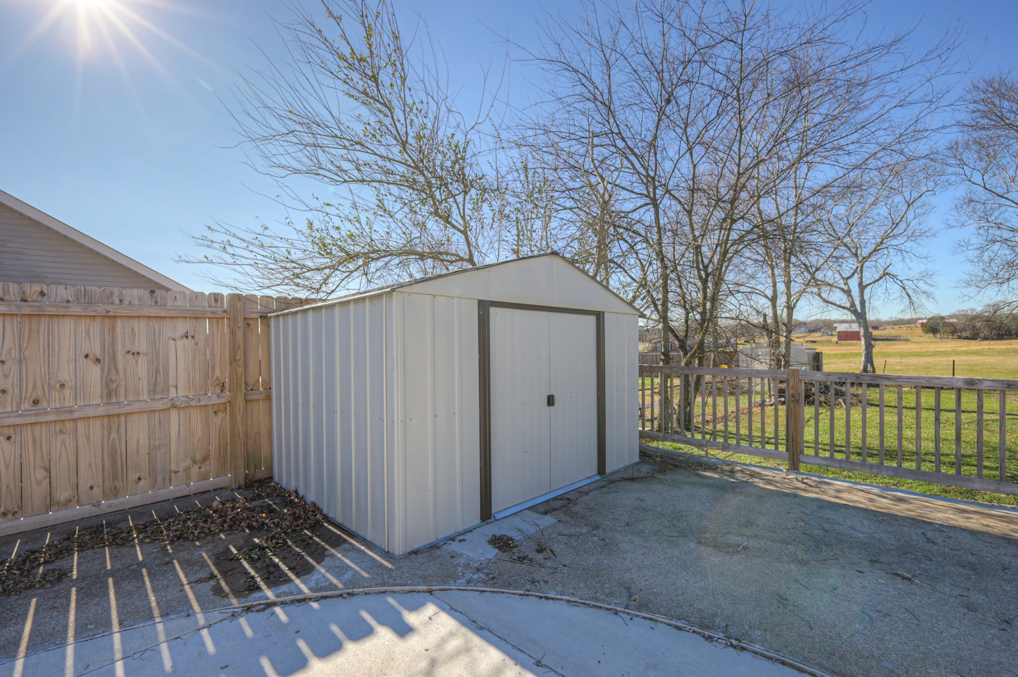 7 Roberts Lane Lebanon, TN 37087 - Photo 32 of 38 a view of a backyard with wooden fence