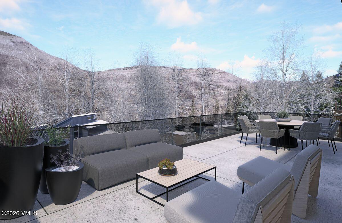 296 Rockledge Road Vail, CO 81657 - Photo 28 of 63 a outdoor living space with furniture and a couch