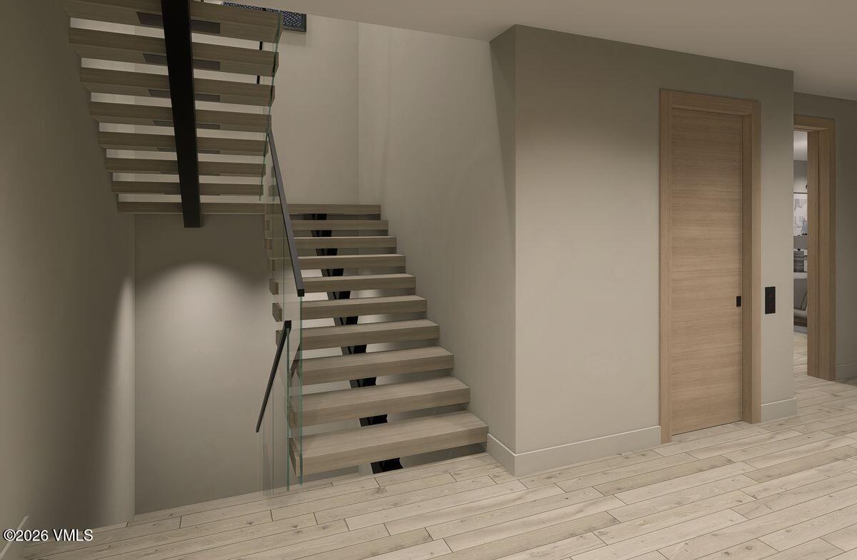 296 Rockledge Road Vail, CO 81657 - Photo 32 of 63 wooden view of entryway with wooden floor