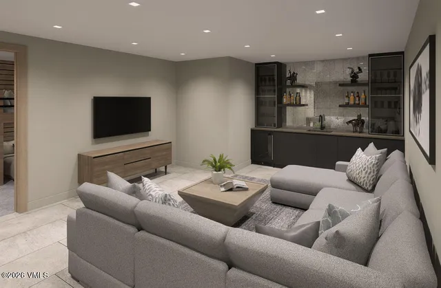 a view of a water fountain