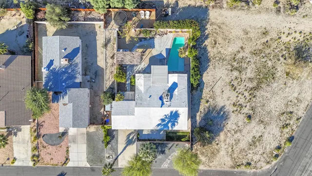 a view of a house with a patio