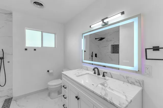 close up of a shower